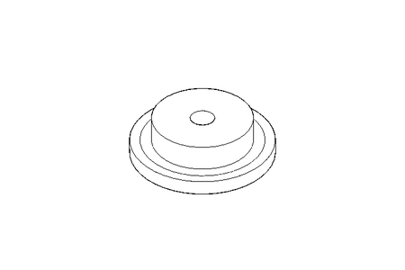 Roda dentada p/corrente Z=16 D=70 L=20