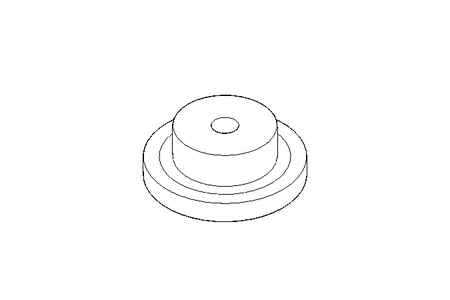 Roda de corrente 3/4x7/16 D14 B30 Z12