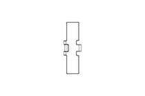 Flat-top chain SSC812K600 B=152.4