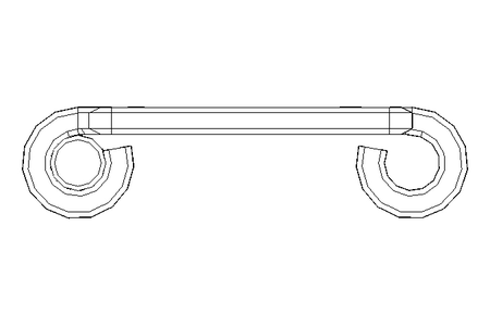 Cadena de charnelas SSC812K600 B=152,4