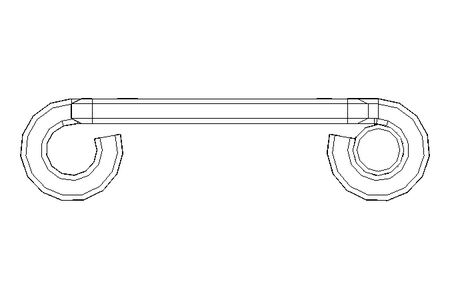 Cadena de charnelas SSC812K600 B=152,4