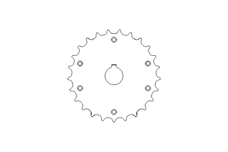 Chain sprocket Z25 H57