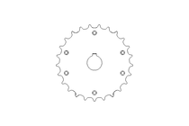 Chain sprocket Z25 H57