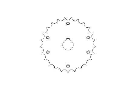 Chain sprocket Z25 H57