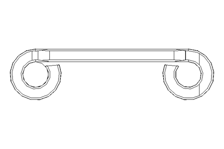 Flat-top chain SSF815-4.5IN B=114.3