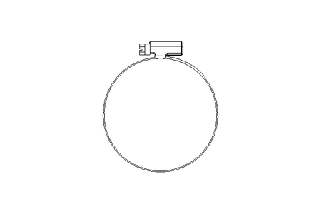 Schlauchschelle D87-112 B12 A2/St-Zn