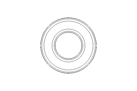 Roda livre de rolamento CSK 25-M-C5