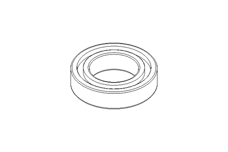 Deep groove ball bearing 61801 2RS 12x21