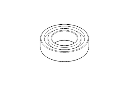 Roulem. rainuré à billes 6005 RS 25x47