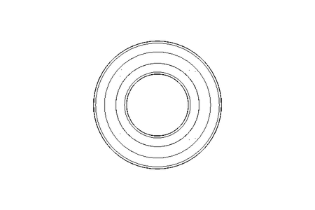 Deep groove ball bearing 6207 35x72x17