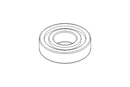 Roulem. rainuré à billes 6308 RS 40x90