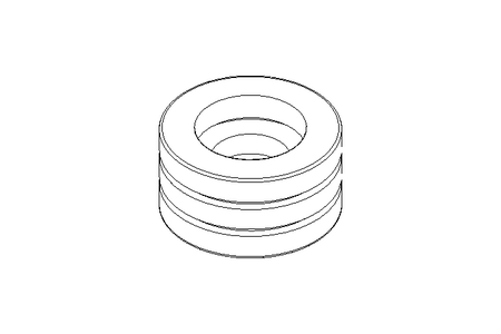 Mancal de rolam. axial 52208 30x68x36