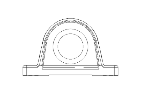 Pillow block RASE S 70x79.4x66.1