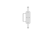 Mancal de flange RALT FA125.8 20x58,7