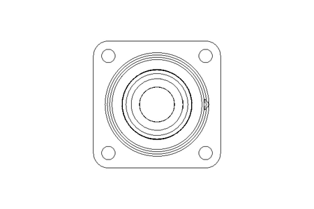 Flange bearing PCF 30/35.7x108