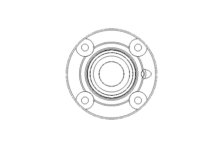 Flange bearing RFE FA125.8 40x145x56.3