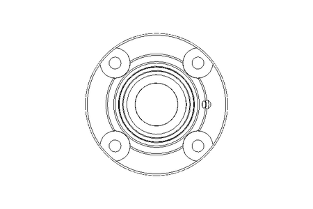 Flange bearing RFE 50x165x62.7