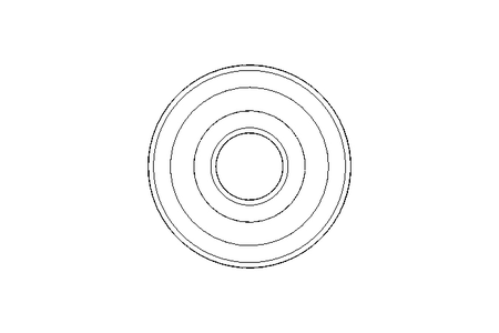 Rodamien. rígido de bolas W619 2ZZ 2x6