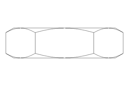 Tuerca hexagonal M10x1,25 A2 DIN439