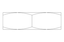 Écrou hexagonal M10x1,25 A2 DIN439