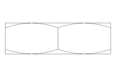 六角螺母 M10x1,25 A2 DIN439