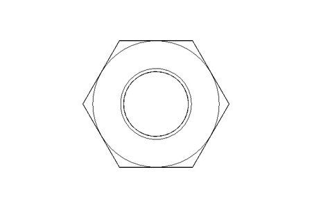 Tuerca hexagonal M10x1,25 A2 DIN439