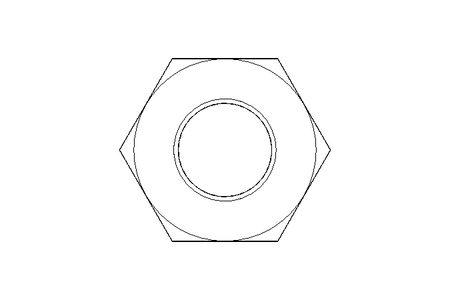 Hexagon nut M10x1.25 A2 DIN439