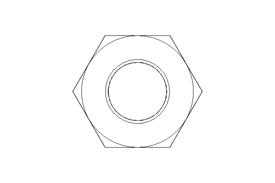 Écrou hexagonal M10 A2 DIN439