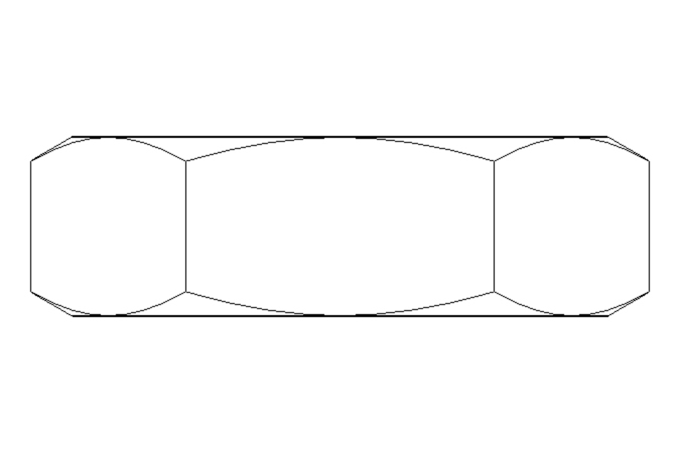 Hexagon nut M16 St-Zn DIN439