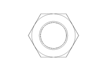 Hexagon nut M16x1.5 St-Zn DIN439