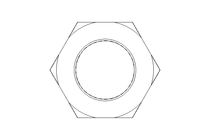 Hexagon nut M20x1.5 St-Zn DIN439