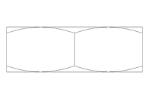 Hexagon nut M24 A2 DIN439