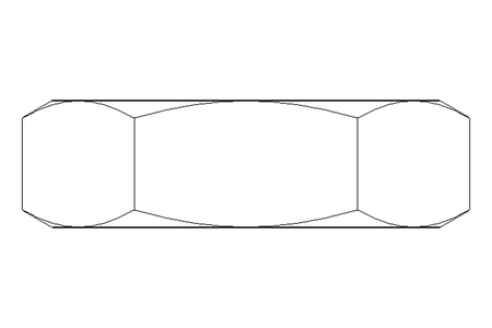 Hexagon nut M30x1.5 St-Zn DIN439