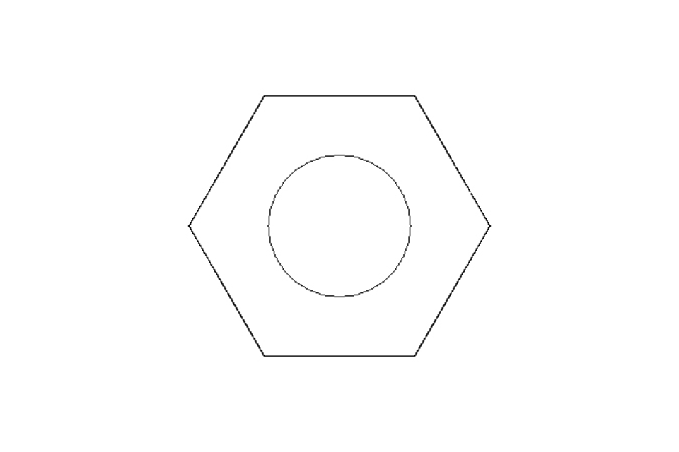 Ecrou borgne hexagonal M8 A2 DIN917