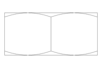 Écrou hexagonal M4 A4 DIN934