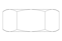 Tuerca hexagonal M4 A4 DIN934