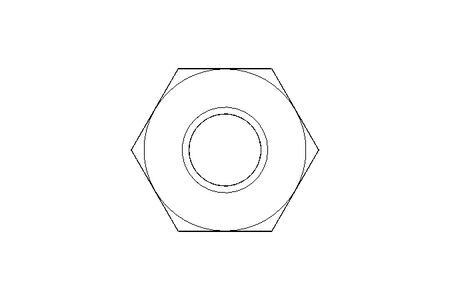 Écrou hexagonal M3 A2 DIN934
