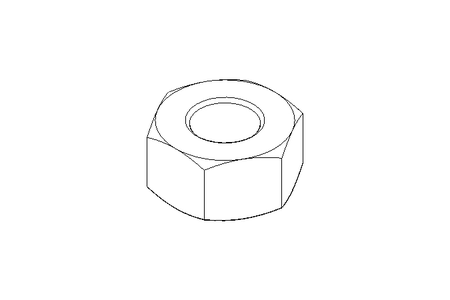 Hexagon nut M8 MS DIN934