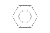 Hexagon nut M8x1 A2 DIN934