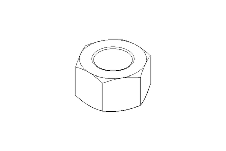 Hexagon nut M12x1.5 St-Zn DIN934