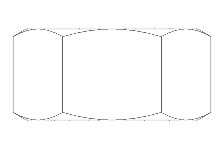 Hexagon nut M20x1,5 St-Zn DIN934