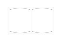 Dado esagonale M22 A2 DIN934