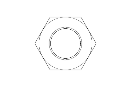 Hexagon nut M22 A2 DIN934