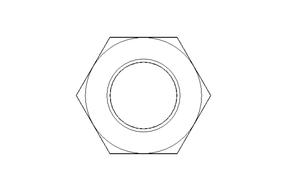 Hexagon nut M24 A2 DIN934