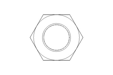 Tuerca hexagonal LH M12 St-Zn DIN934