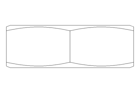 Porca sextavada M18x1,5 St-Zn DIN936