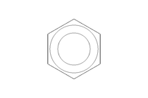 Hexagon nut M24x1,5 St-Zn