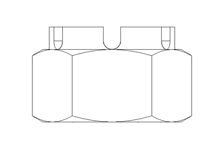 皇冠螺母 M36x1,5 St-Zn DIN935