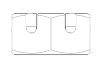 Porca castelo hexagonal M10 A2 DIN937