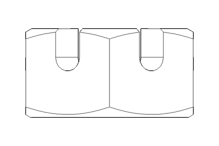 Porca castelo hexagonal M10 A2 DIN937